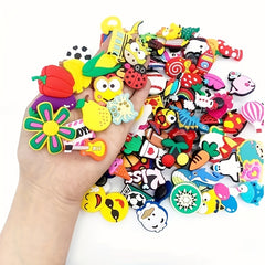 Shoe Decoration Accessories Set PVC Soft Rubber DIY Shoelace Buckle Sole Buckle