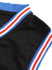 Youth Basketball Sleeveless Shirt Embroidered 10 Jersey