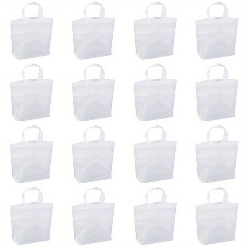 12 Reusable Tote Bags Non-woven Shopping Party Gift Bags