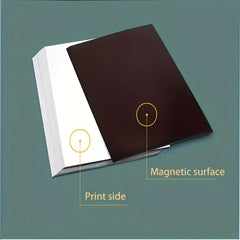 5 Magnetic Sheets 10.16 x 15.24 cm Glossy Photo Paper