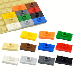 80pcs DIY Thin Brick Assembles Particles Building Blocks Kid Toys