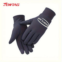 Men's Cycling Gloves Winter Velvet Touch Screen Windproof Coldproof