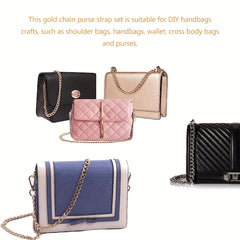 Metal Shoulder Bag Strap Replacement Crossbody Bag Chain Stap