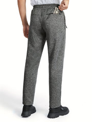 Men's Plush Thick Warm Pants for Autumn and Winter