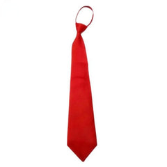 Wide Zipper Tie Graduation Team Safety Student Tie