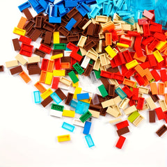 40pcs 3069 Building Blocks 1X2 Smooth Panel Wall Tile DIY Painting Border Tiles