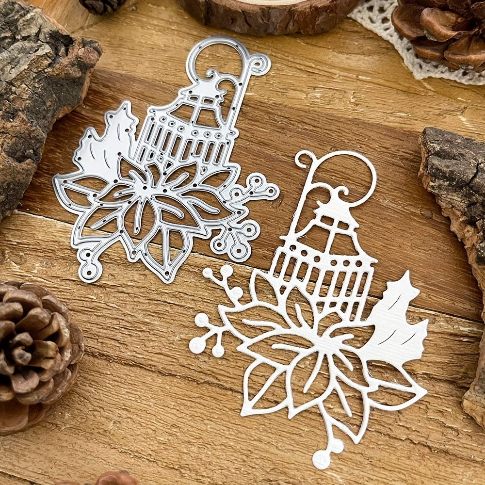 1pc Lantern Flower Set Metal Cutting Dies Scrapbook Paper Craft Mould DIY