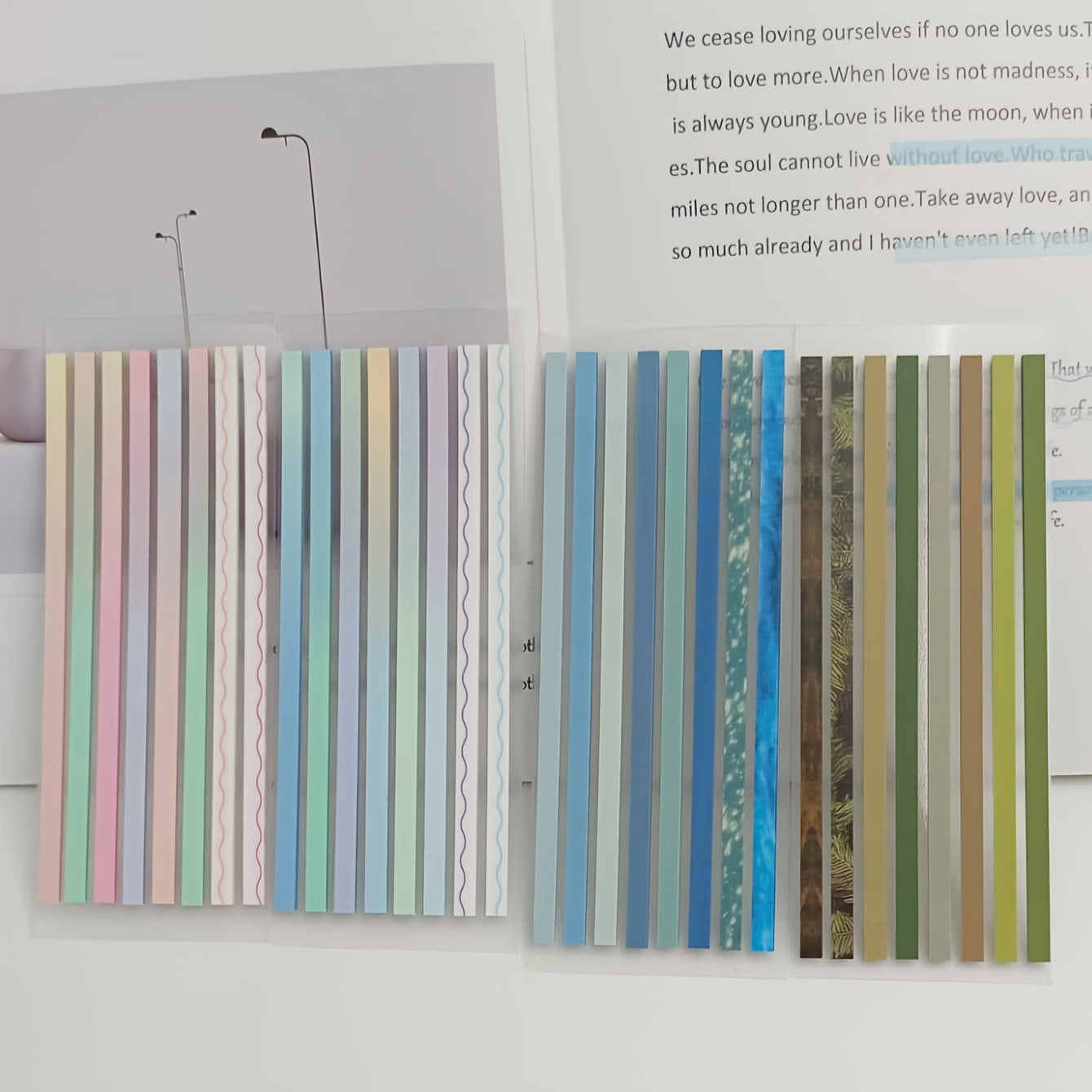 160pcs Transparent Highlighter Tape Sticky Tabs For Annotating Books