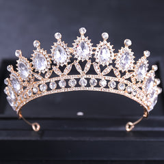 Crystal Tiara Crown Wedding Headpiece Princess Birthday Party Pageant