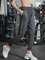 Letter Graphic Yoga Sports Sweatpants Women Casual Running Joggers