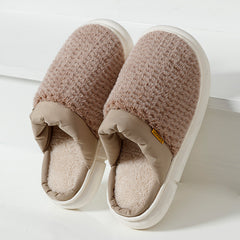 Men's Warm Fleece Slippers Home Shoes