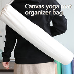 Canvas Yoga Mat Storage Bag Large Capacity Sports Bag