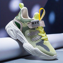 Boys Striped Sneakers Breathable Casual Shoes