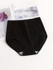 5pcs Solid Briefs Seamless Sports Panties Women's Lingerie