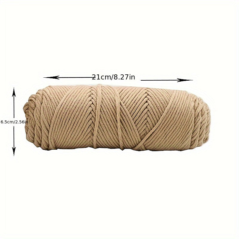 Thick 8-Strand Cotton Thread Ball for Scarf Knitting DIY Medium