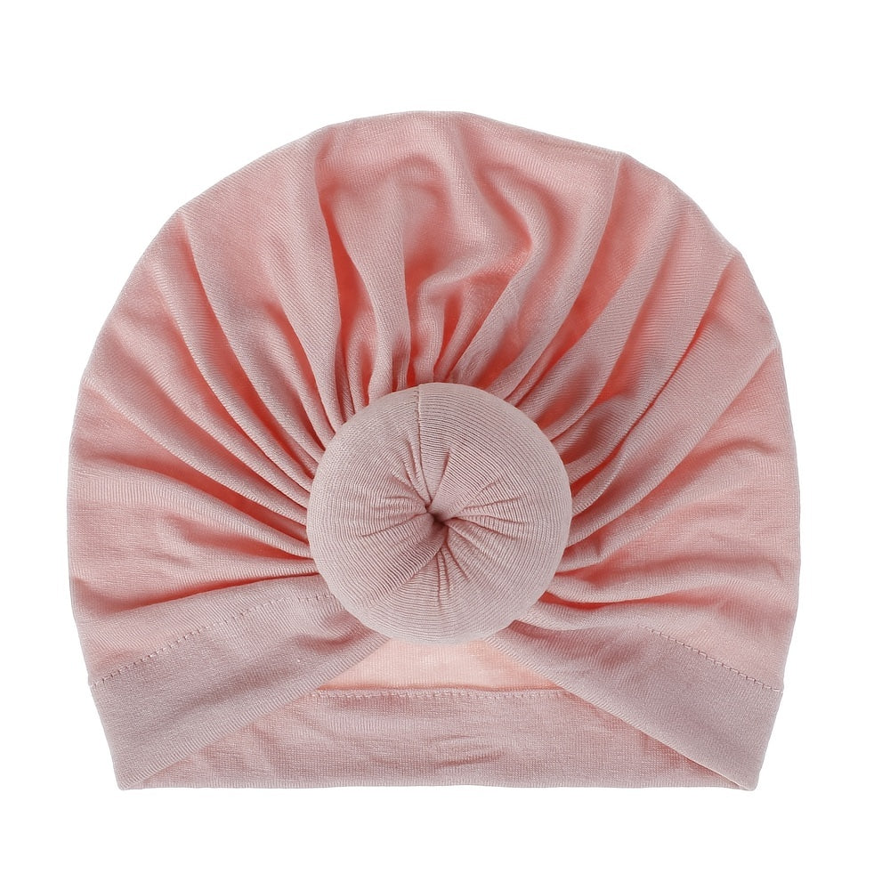 Newborn Toddler Donut Head Wrap Hat Turban Headband Photography Props