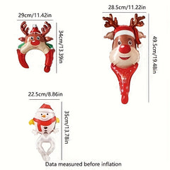 Christmas Headband Wrist Stick Balloons Decor Party Favor Festivals Suppl
