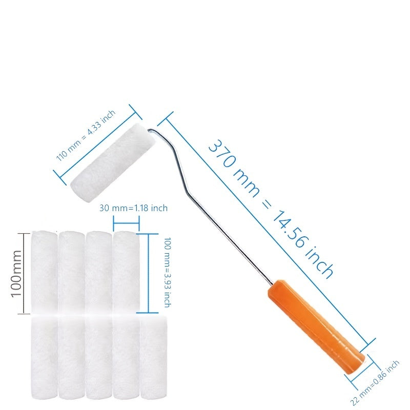 10pcs Paint Roller Covers 10 Roller Covers Covers For Paint Rollers Naps