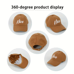 Unisex Sunshade Adjustable Baseball Cap for Outdoor Sport