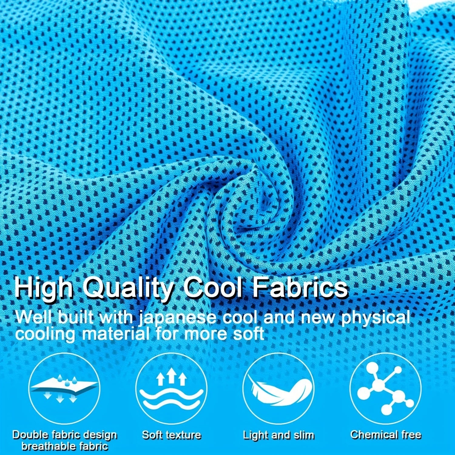 Double Layer Cooling Quick Drying Towel for Sports Gym Yoga