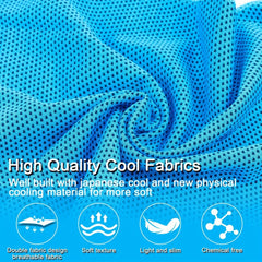 Double Layer Cooling Quick Drying Towel for Sports Gym Yoga