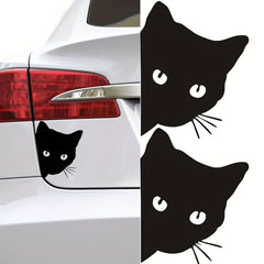 Car Cat Peeking Sticker Vinyl Decal Car Styling Decoration Accessories