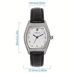 Teenager Faux Diamond Watch Roman Scale Female Student