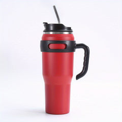 40OZ Stainless Steel Car Cup Portable Handle Ice Cream Cup