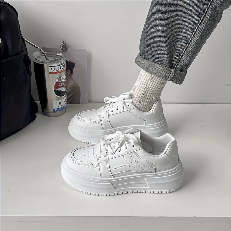 Platform Skate Shoes Lace Up Low Top Sneakers