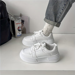 Platform Skate Shoes Lace Up Low Top Sneakers