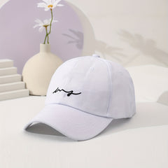 Wave Embroidery Men's Sunshade Baseball Cap