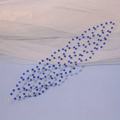 Faux Pearls Birdcage Veil Metal Net Headband Bridal Hair Hoop Bachelorette
