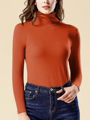 Women's Turtleneck Thermal Underwear Top