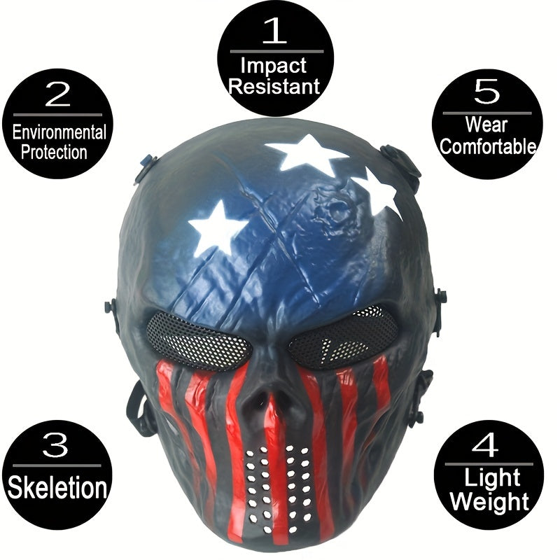 Zombie Skull Mask Field Gear Halloween Decor