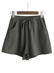 Women's Outdoor Sports Shorts with Knot Front and Loose Fit