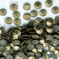 500pcs Copper Punk Rivets Studs Spikes DIY Craft Garment Leather Bag Shoes