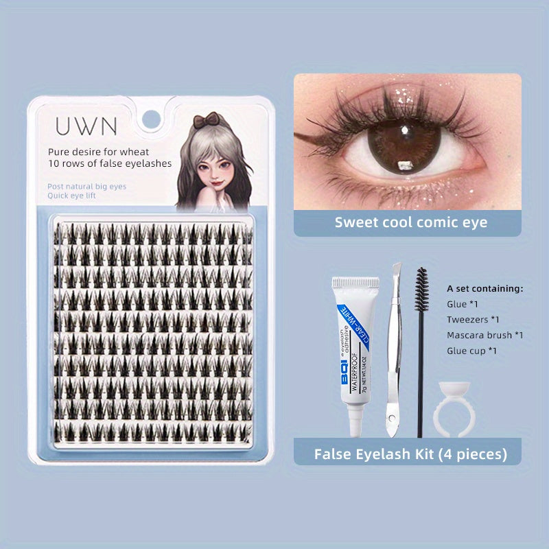 Natural Devil False Eyelashes 10 Rows Sunflower Grafting Eyelashes
