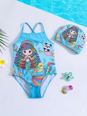 Mermaid Princess Bikini Swimsuit for Girls