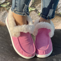 Women's Solid Winter Warm Casual Thick Warm Boots Outdoor Comfortable