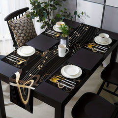 Music Note Table Runner 13x72 Inch