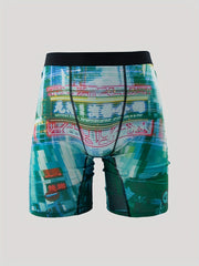 Men's Street Camo Nut Boxer Active High Stretch Breathable Underwear