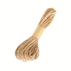 1pc Natural Jute Rope 3 Strands Braided Jute Rope Christmas Decoration Bundle