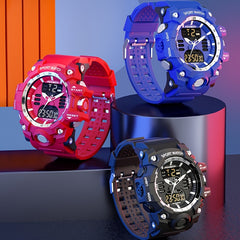 Women's Military Sport Chronograph Watch Waterproof Quartz Digital