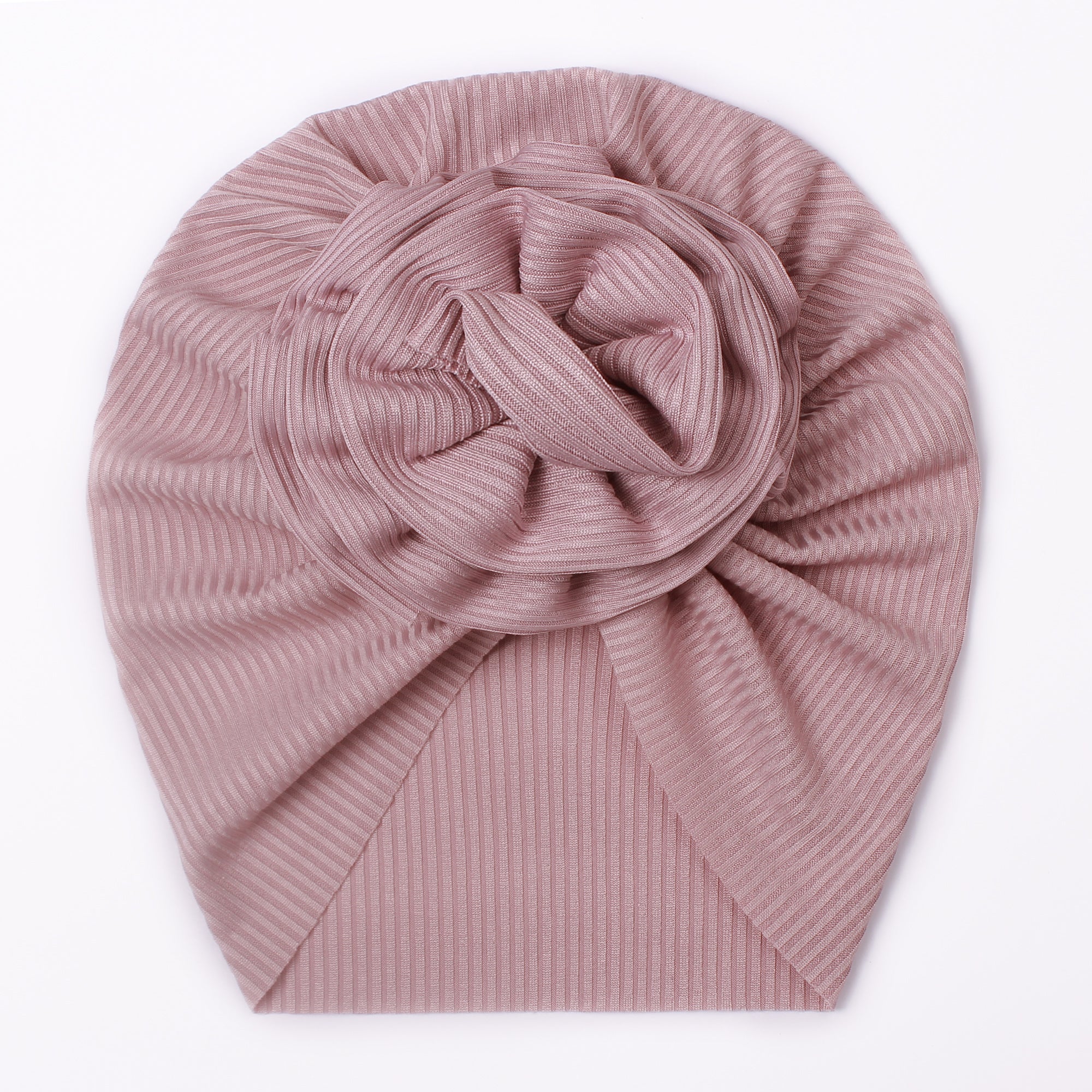 Thread Roll Flower Baby Hat For All Seasons