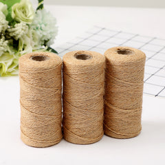 1pc 109 Yards Jute Rope for DIY Artworks Decoration Gift Wrapping
