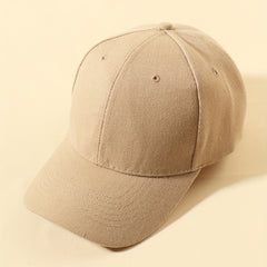 1pc Six-sided Plain Baseball Cap Sports Hat Multicolor Outdoor Adjustable