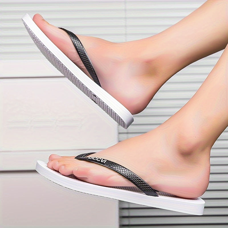Men's Arch Support Flip Flops Lightweight Comfortable Non Slip Sandals