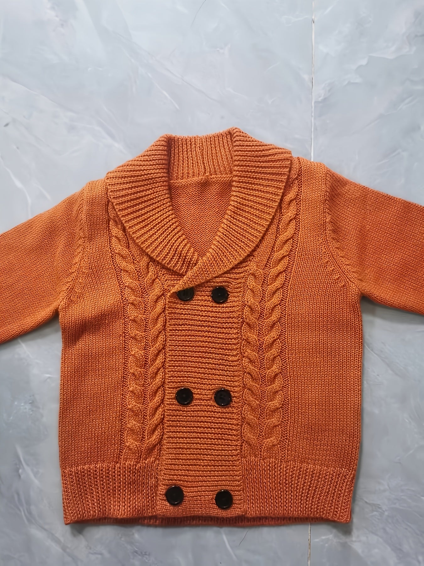 Boys Casual Knitted Sweater Cardigan Jacket for Winter