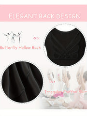 95 Cotton Sweet Girls Crisscross Back Ballet Leotard