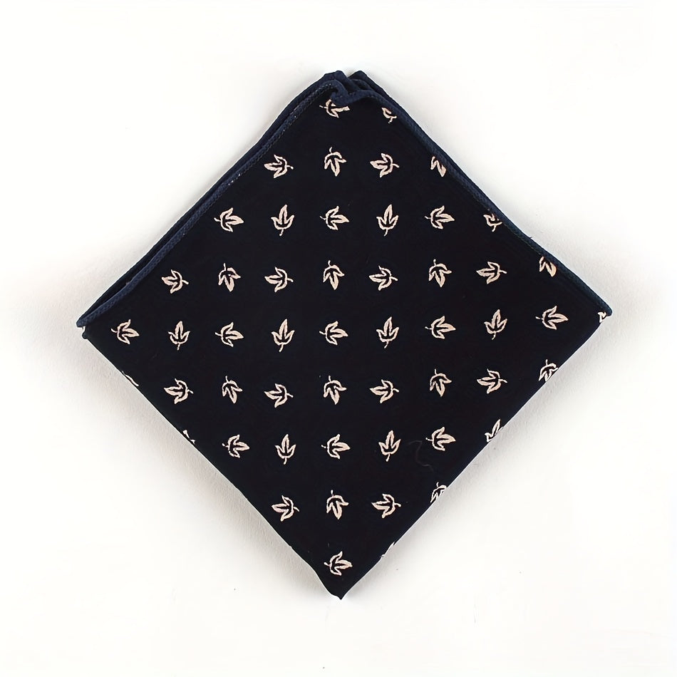 Men's Floral Suit Pocket Towel Business Handkerchief